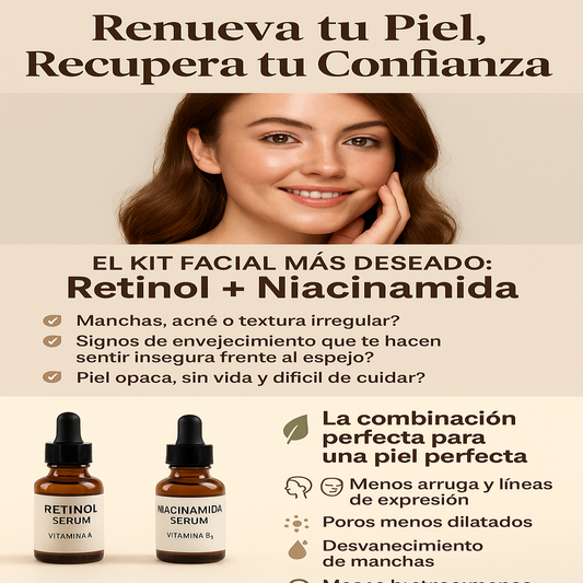 "Piel Radiante: Retinol y Niacinamida para una Belleza que Resalta"